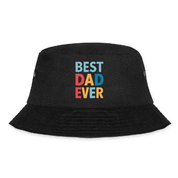 Bester Papa Aller Zeiten Farbenfroh - Bucket Hat - Schwarz - Vorne - Lela (165cm)