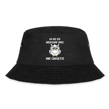 Netter Humor - Bucket Hat - Schwarz - Vorne - Lela (165cm)