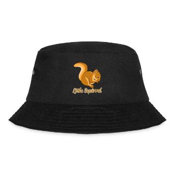 Little Squirrel Funny Cute Chipmunks Animal Lover - Bucket Hat - black - Front - Lela (165cm)