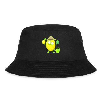 Lemon Lemon Lemon Gardener Farmer Garden - Bucket Hat - black - Front - Lela (165cm)