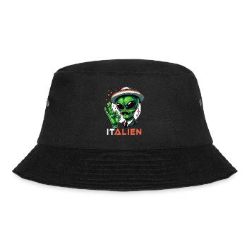 Italy Souvenir Italian Funny Gift - Bucket Hat - black - Front - Lela (165cm)