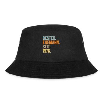 Valentine's Day Best Husband Since 1976 - Bucket Hat - black - Front - Lela (165cm)