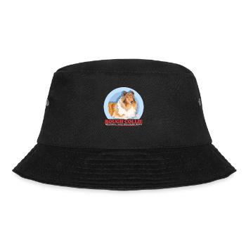 Collie Hunde Langhaarcollie Collies Geschenk - Bucket Hat - Schwarz - Vorne - Lela (165cm)