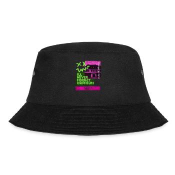 Dortmund Discotheque 80s 90s Wave Music Orpheum - Bucket Hat - black - Front - Lela (165cm)