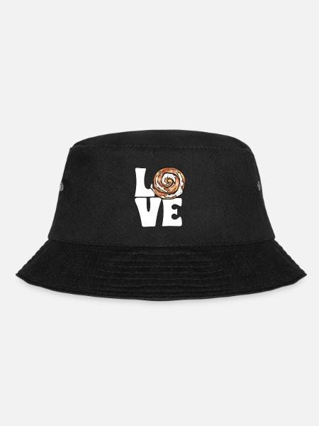Zimtschnecke - Bucket Hat - Schwarz