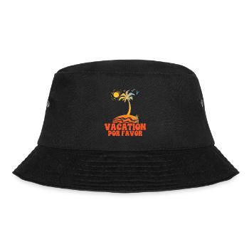 Vacation Por Favor 4 - Bucket Hat - black - Front - Lela (165cm)