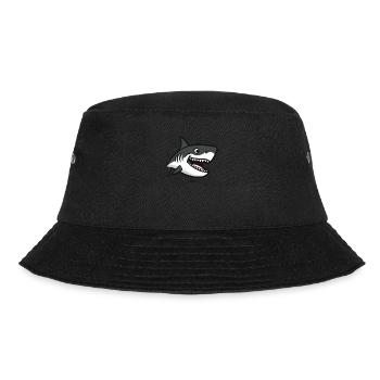 Lustiger, alberner Hai - Bucket Hat - Schwarz - Vorne - Lela (165cm)