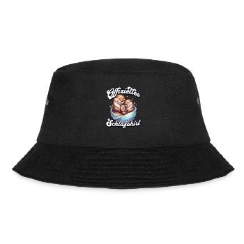 Official Sleep Shirt Otter Family Men Women - Bucket Hat - black - Front - Lela (165cm)