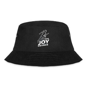 Ultra Running Ultramarathon Runner Marathoner - Bucket Hat - black - Front - Lela (165cm)
