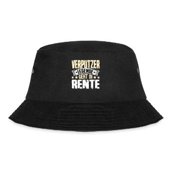 Plasterer legend retires - Bucket Hat - black - Front - Lela (165cm)