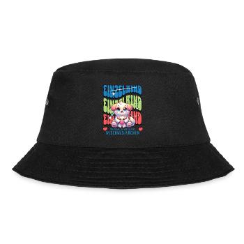 Einzelkind Ich werde eine stolze Schwester - Bucket Hat - Schwarz - Vorne - Lela (165cm)