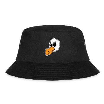 Seagull Bird North Sea - Bucket Hat - black - Front - Lela (165cm)