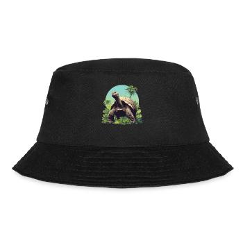 Giant tortoises Giant tortoise - Bucket Hat - black - Front - Lela (165cm)