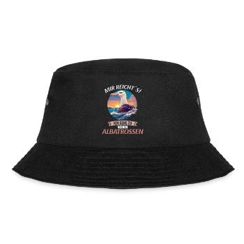 Albatross Albatrosse Albatros - Bucket Hat - Schwarz - Vorne - Lela (165cm)