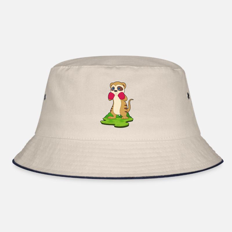 Erdmännchen Boxer Boxhandschuhe Bucket Hat