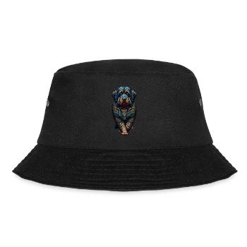 Mandala Art Briard Briards - Bucket Hat - black - Front - Lela (165cm)