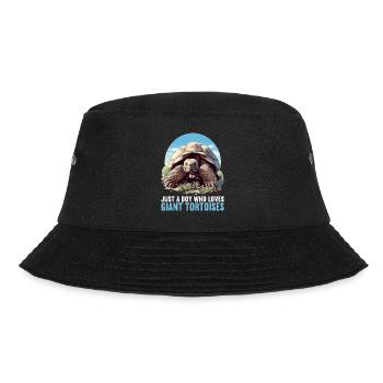 Giant tortoises Giant tortoise - Bucket Hat - black - Front - Lela (165cm)