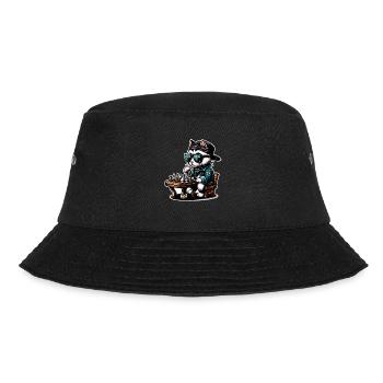 Chess Cat - Bucket Hat - black - Front - Lela (165cm)