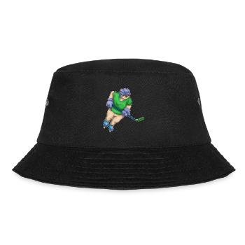 Faultier Eishockey Eishockeyschläger - Bucket Hat - Schwarz - Vorne - Lela (165cm)