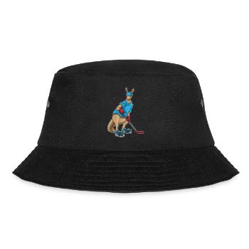 Känguru Eishockey Eishockeyschläger - Bucket Hat - Schwarz - Vorne - Lela (165cm)