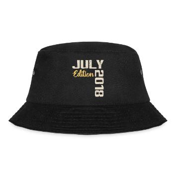July 2018 Birthday Shirt July 2018 - Bucket Hat - black - Front - Lela (165cm)