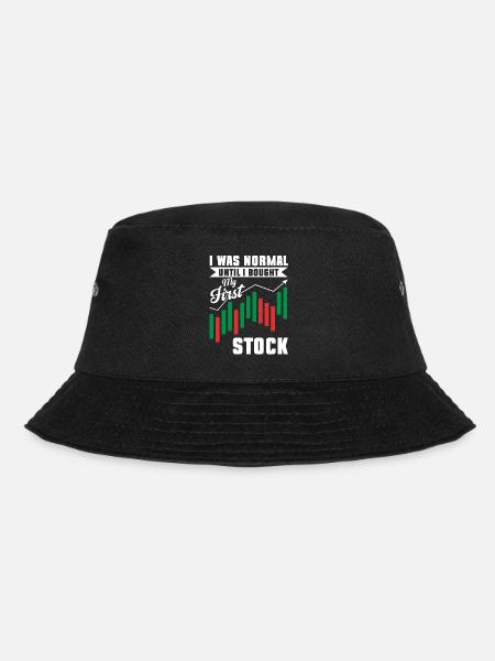Trading Krypto Aktienmarkt Investor Day Trader - Bucket Hat - Schwarz
