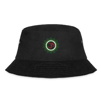 Psychedelic Goamit Om Motif - Bucket Hat - black - Front - Lela (165cm)