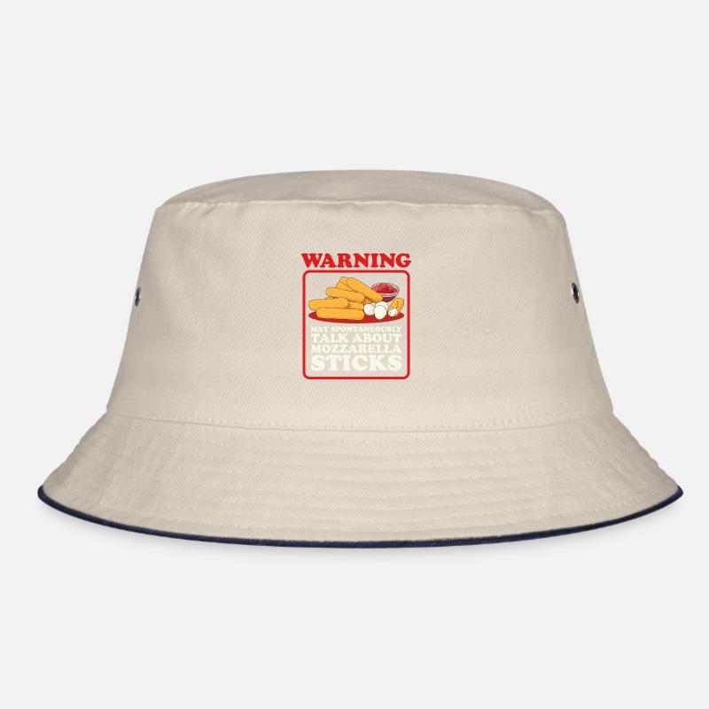 Mozzarella Sticks Cheese Lover Gift Bucket Hat