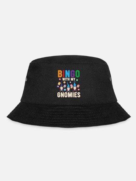 Bingo Mit Meinen Gnomies Lustiges Bingo - Bucket Hat - Schwarz