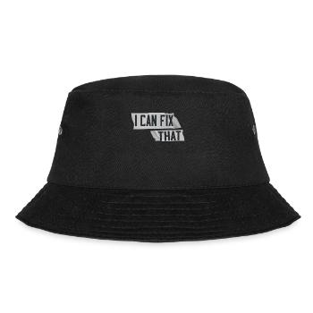 Duct Tape Engineer Humorous Men's Duct Tape - Bucket Hat - black - Front - Lela (165cm)