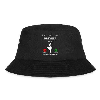 Preveza Griechenland Urlaub Idee - Bucket Hat - Schwarz - Vorne - Lela (165cm)