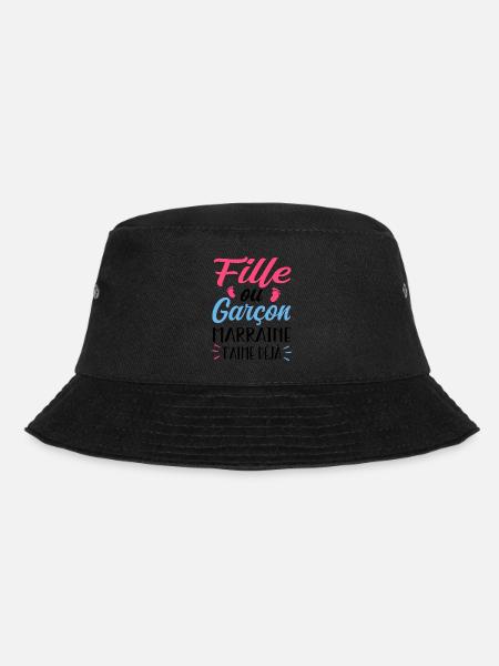 Fille ou Garçon Grand Marraine T'aime Déjà - Bob - noir