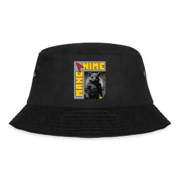 Anime Manga: Hamster der Rache - Bucket Hat - Schwarz - Vorne - Lela (165cm)