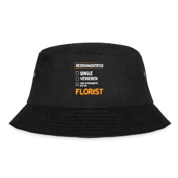Florist Relationship Status Florist Flowers Floristry - Bucket Hat - black - Front - Lela (165cm)