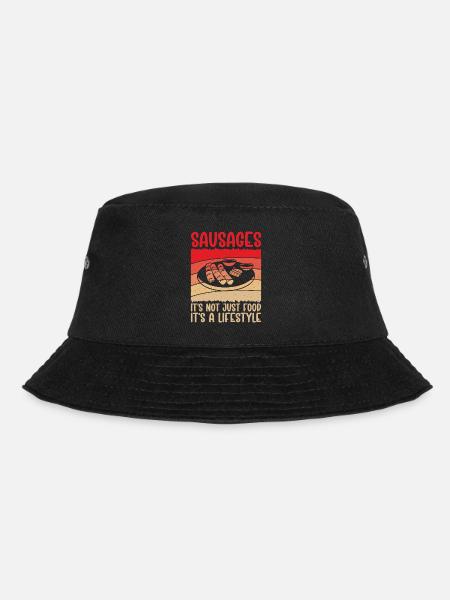 Sausage Lover - Bucket Hat - Schwarz