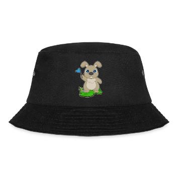 Rabbit Flag - Bucket Hat - black - Front - Lela (165cm)