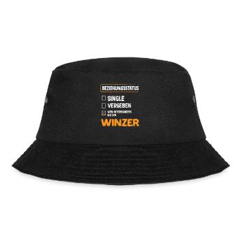 Winemaker Relationship Status Winemaker Wine Profession - Bucket Hat - black - Front - Lela (165cm)