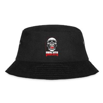 Rugby Schädel Undeath - Bucket Hat - Schwarz - Vorne - Lela (165cm)