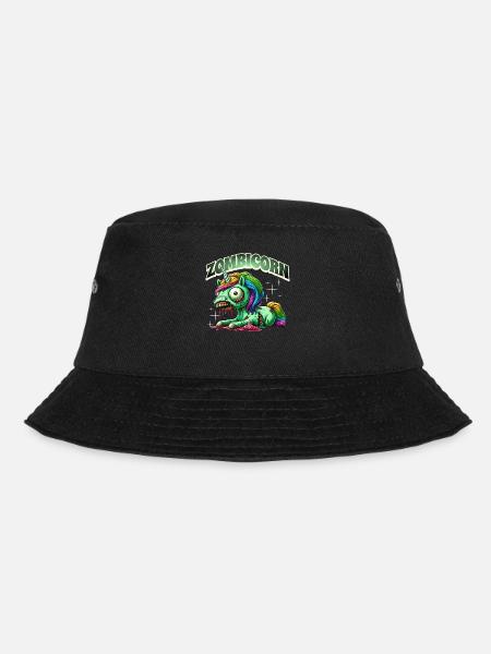 Zombiecorn Zombie Einhorn - Bucket Hat - Schwarz