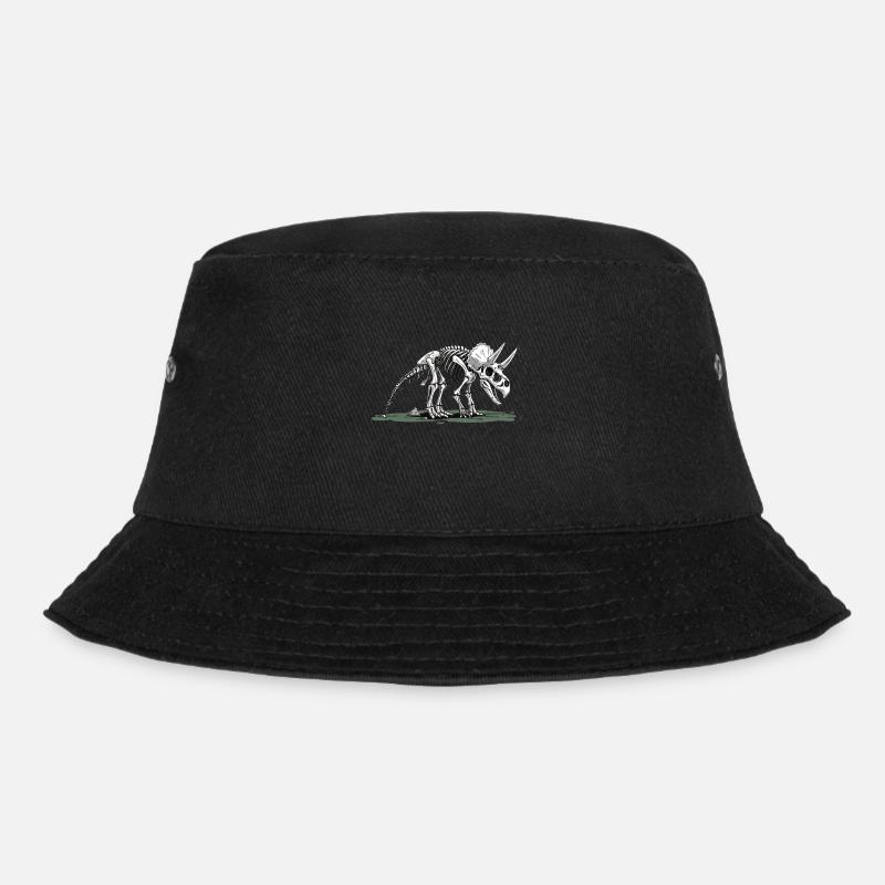 Der Humor Der Paläontologie Dinosaurier - Bucket Hat - Schwarz