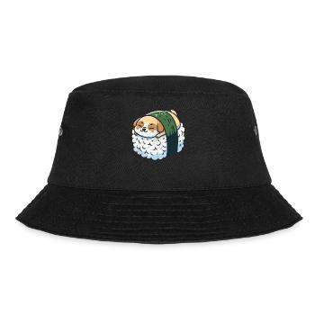 Sushi - Bucket Hat - Schwarz - Vorne - Lela (165cm)