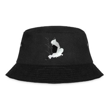 England | real football | Map EN - Bucket Hat - black - Front - Lela (165cm)