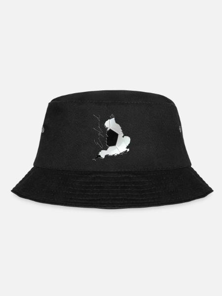 England | real football | Map EN - Bucket Hat - black