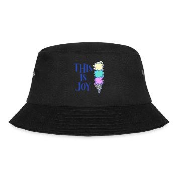 Icecream Ice Cream Cup - Bucket Hat - Schwarz - Vorne - Lela (165cm)