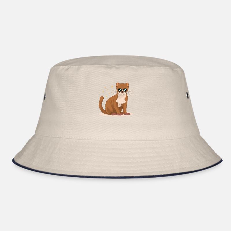 Wiesel Mauswiesel Zwergwiesel Geschenk Bucket Hat