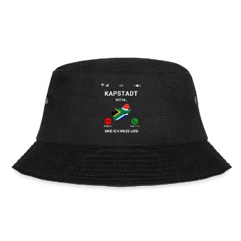 Kapstadt Ruft An Südafrika Cape Town Urlaub - Bucket Hat - Schwarz - Vorne - Lela (165cm)