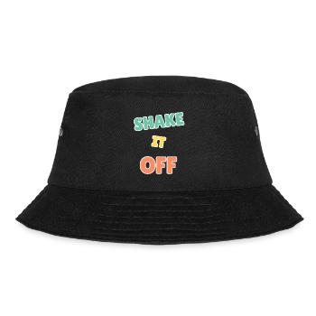 Lebendiges Shake It Off Motivationsdesign - Bucket Hat - Schwarz - Vorne - Lela (165cm)