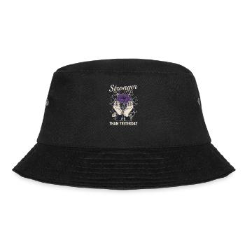 Häusliche Gewalt stärker als gestern - Bucket Hat - Schwarz - Vorne - Lela (165cm)