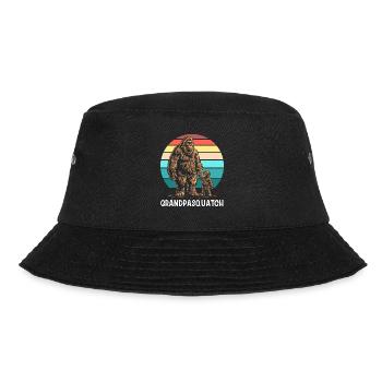 Grandpa Squatch - Bucket Hat - black - Front - Lela (165cm)