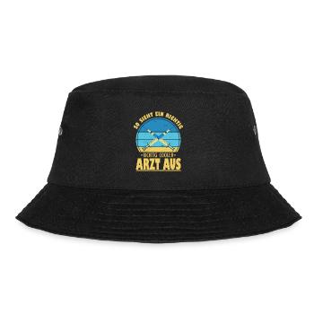 So Sieht Ein Richtig Cooler Arzt Aus Abschluss - Bucket Hat - Schwarz - Vorne - Lela (165cm)